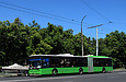 ЛАЗ-Е301D1 #2219 1-го маршрута на проспекте Героев Сталинграда возле конечной "Микрорайон 28"