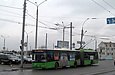ЛАЗ-Е301D1 #2219 1-го маршрута на проспекте Героев Сталинграда возле проспекта Льва Ландау