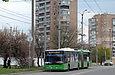 ЛАЗ-Е301D1 #2219 1-го маршрута на проспекте Маршала Жукова возле улицы Танкопия
