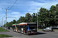 ЛАЗ-Е301D1 #2219 1-го маршрута на проспекте Маршала Жукова в районе улицы Танкопия