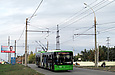 ЛАЗ-Е301D1 #2220 1-го маршрута на проспекте Маршала Жукова напротив улицы Танкопия