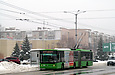ЛАЗ-Е301D1 #2221 1-го маршрута на проспекте Петра Григоренко возле бульвара Юрьева