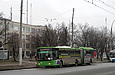 ЛАЗ-Е301D1 #2221 1-го маршрута на проспекте Героев Сталинграда возле улицы Линецкого