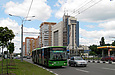ЛАЗ-Е301D1 #2221 3-го маршрута на проспекте Гагарина в районе улицы Державинской