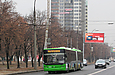ЛАЗ-Е301D1 #2222 3-го маршрута на проспекте Героев Сталинграда недалеко от конечной станции "28-й микрорайон"