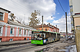 ЛАЗ-Е301D1 #2222 3-го маршрута на улице Кузнечной