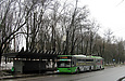 ЛАЗ-Е301D1 #2222 27-го маршрута на Ново-Баварском проспекте перед отправлением от остановки "Переулок Архангельский"
