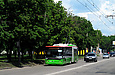 ЛАЗ-Е301D1 #2223 35-го маршрута на улице Гвардейцев-Широнинцев в районе улицы Блюхера