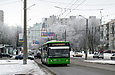 ЛАЗ-Е301D1 #2224 1-го маршрута на проспекте Маршала Жукова возле улицы Танкопия