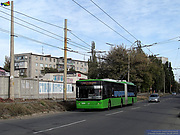 ЛАЗ-Е301D1 #2224 1-го маршрута на улице Танкопия в районе улицы Ощепкова