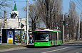 ЛАЗ-Е301D1 #2224 1-го маршрута на проспекте Героев Сталинграда возле улицы Холмогорской