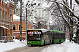 ЛАЗ-Е301D1 #2226 3-го маршрута поворачивает в Лопатинский переулок с улицы Кузнечной
