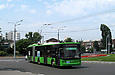 ЛАЗ-Е301D1 #2226 3-го маршрута на круговой развязке улицы Вернадского и Гимназической набережной