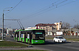 ЛАЗ-Е301D1 #2226 3-го маршрута на проспекте Гагарина в районе улицы Обоянской