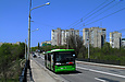 ЛАЗ-Е301D1 #3201 2-го маршрута на улице Деревянко следует по Саржинскому мосту