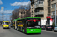 ЛАЗ-Е301D1 #3202 на проспекте Правды перед поворотом на улицу Сумскую