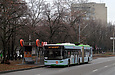 ЛАЗ-Е301D1 #3202 24-го маршрута на Юбилейном проспекте перед отправлением от остановки "Салтовский РЭС"