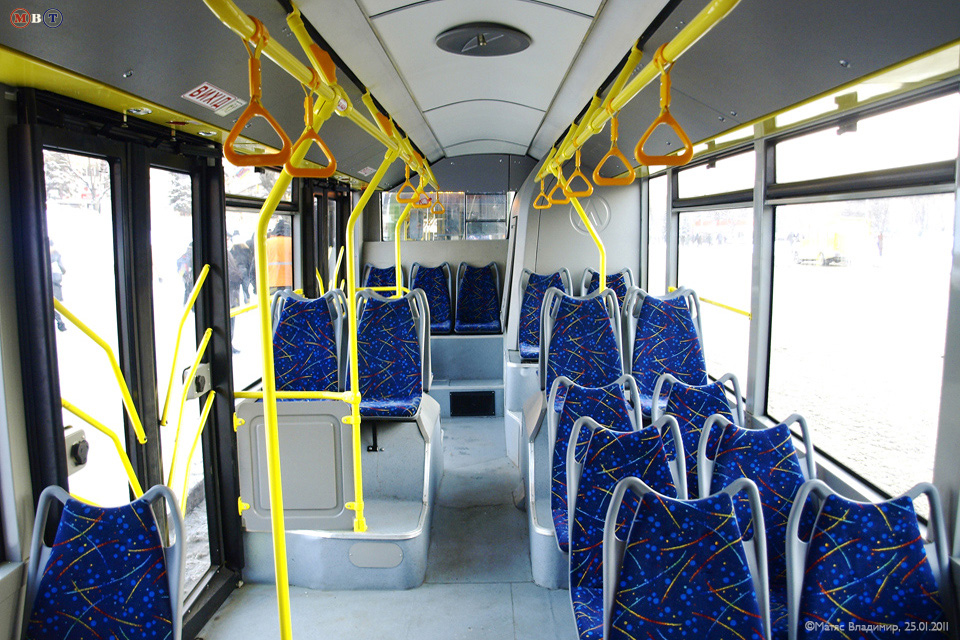 Пассажирский салон троллейбуса ЛАЗ-Е301D1 #3203