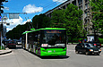ЛАЗ-Е301D1 #3203 2-го маршрута на проспекте Ленина пересекает улицу Тобольскую