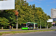 ЛАЗ-Е301D1 #3203 24-го маршрута на проспекте 50-летия ВЛКСМ приближается к конечной станции "602 микрорайон"