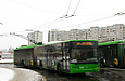 ЛАЗ-Е301D1 #3203 2-го маршрута на разворотном круге конечной станции "Проспект Победы"