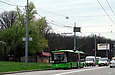 ЛАЗ-Е301D1 #3203 2-го маршрута на Белгородском шоссе в районе АС-4 "Лесопарк"