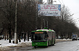 ЛАЗ-Е301D1 #3203 34-го маршрута на улице Валентиновской в районе улицы Светлой