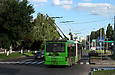 ЛАЗ-Е301D1 #3203 34-го маршрута на улице Блюхера за поворотом с улицы Барабашова