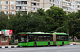 ЛАЗ-Е301D1 #3203 2-го маршрута на проспекте Людвига Свободы перед отправлением от одноименной остановки
