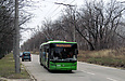 ЛАЗ-Е301D1 #3203 34-го маршрута на улице Валентиновской подъезжает к конечной "Восточная Салтовка"