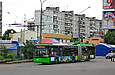 ЛАЗ-Е301D1 #3204 24-го маршрута на проспекте 50-летия ВЛКСМ перед перекрестком с проспектом Тракторостроителей
