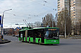 ЛАЗ-Е301D1 #3205 24-го маршрута на Юбилейном проспекте на перекрестке с улицей Гвардейцев Широнинцев