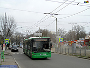 ЛАЗ-Е301D1 #3205 24-го маршрута на площади Защитников Украины возле улицы Военной