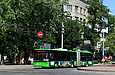 ЛАЗ-Е301D1 #3206 главного маршрута Евро-2012 на проспекте Ленина перед поворотом на проспект Правды