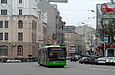 ЛАЗ-Е301D1 #3206 2-го маршрута на площади Конституции в районе переулка Мечникова