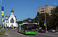 ЛАЗ-Е301D1 #3206 2-го маршрута в конце проспекта Ленина