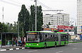 ЛАЗ-Е301D1 #3206 2-го маршрута на проспекте Людвига Свободы перед отправлением от остановки "Микрорайон 337"