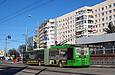 ЛАЗ-Е301D1 #3206 2-го маршрута на проспекте Науки возле станции метро "23 Августа"