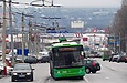 ЛАЗ-Е301D1 #3206 24-го маршрута на Юбилейном проспекте на перекрестке с проспектом Льва Ландау