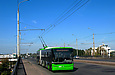 ЛАЗ-Е301D1 #3207 24-го маршрута на проспекте 50-летия СССР следует по Московскому путепроводу