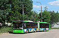 ЛАЗ-Е301D1 #3207 34-го маршрута на конечной станции "Восточная Салтовка"