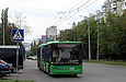ЛАЗ-Е301D1 #3208 34-го маршрута на улице Валентиновской в окрестностях улицы Гвардейцев-Широнинцев
