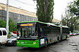 ЛАЗ-Е301D1 #3209 2-го маршрута на улице Свистуна перед въездом в КП "Троллейбусное депо №3"
