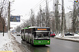ЛАЗ-Е301D1 #3209 34-го маршрута на улице Валентиновской в районе остановки "Микрорайон 521"