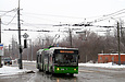 ЛАЗ-Е301D1 #3209 46-го маршрута на Московском проспекте пересекает улицу Плиточную