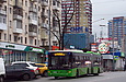 ЛАЗ-Е301D1 #3209 2-го маршрута на проспекте Науки возле станции метро "23 Августа"
