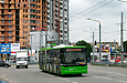 ЛАЗ-Е301D1 #3210 2-го маршрута на проспекте Ленина возле станции метро "23 Августа"