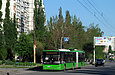 ЛАЗ-Е301D1 #3210 34-го маршрута на улице Блюхера возле остановки "Фармацевтический университет"