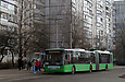 ЛАЗ-Е301D1 #3210 34-го маршрута перед отправлением от конечной "Улица Героев труда"