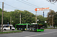 ЛАЗ-Е301D1 #3211 46-го маршрута выезжает с конечной станции "Улица 12 Апреля" на Московский проспект